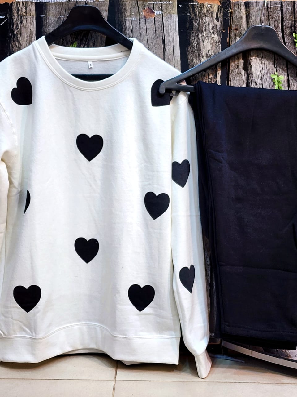 Heart Track Suite.  Shirt & Trouser