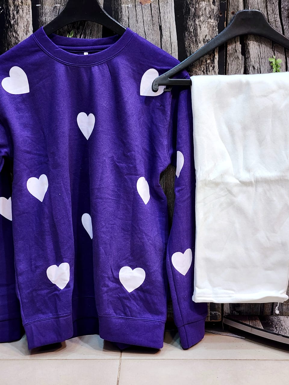 Heart Track Suite.  Shirt & Trouser